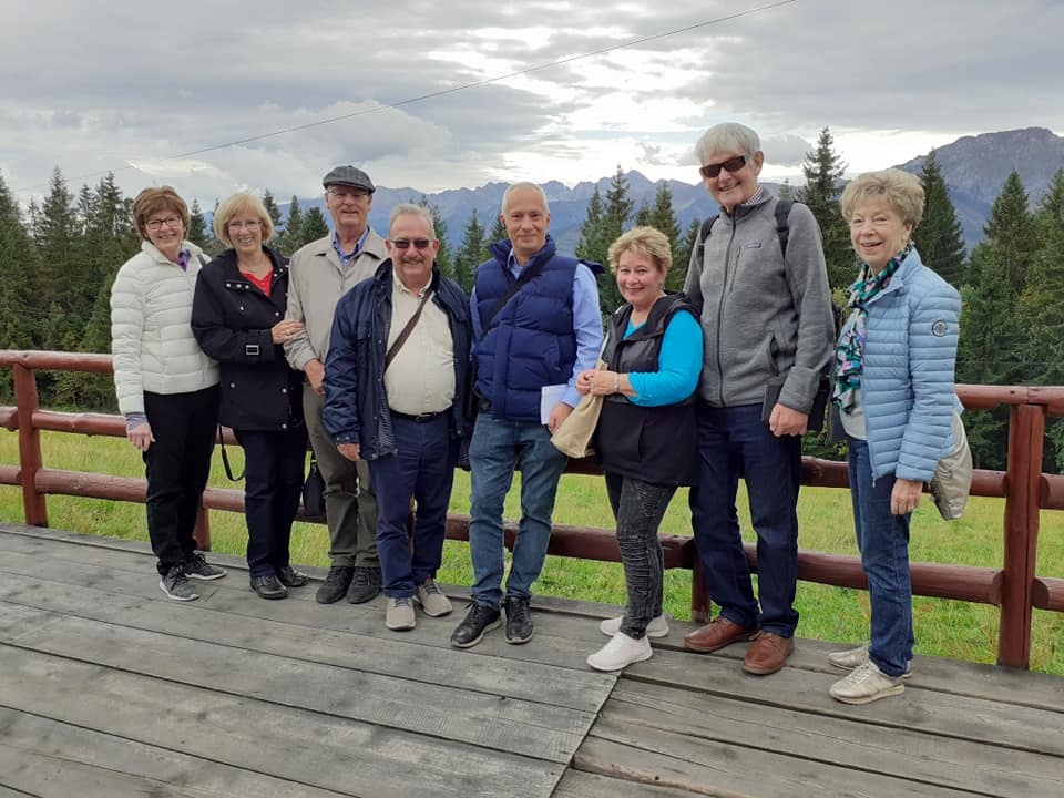With my Group from Canada in Tatra mountains