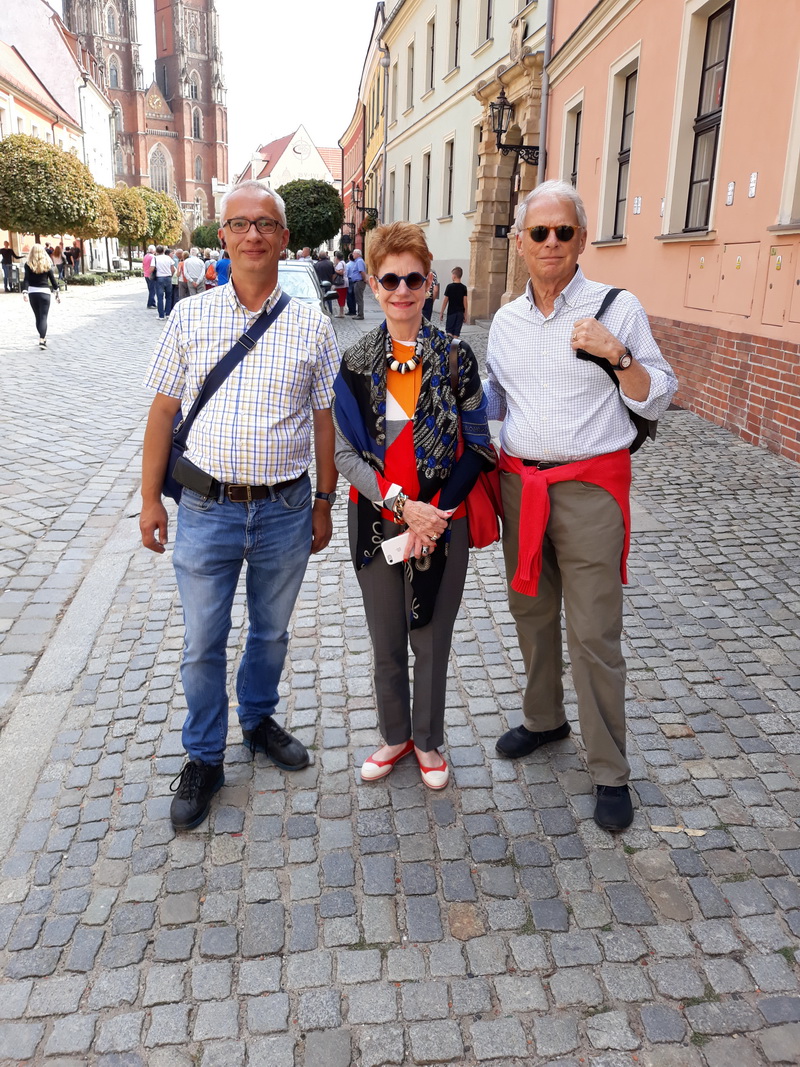With my Guests in Ostrów Tumski Wroclaw