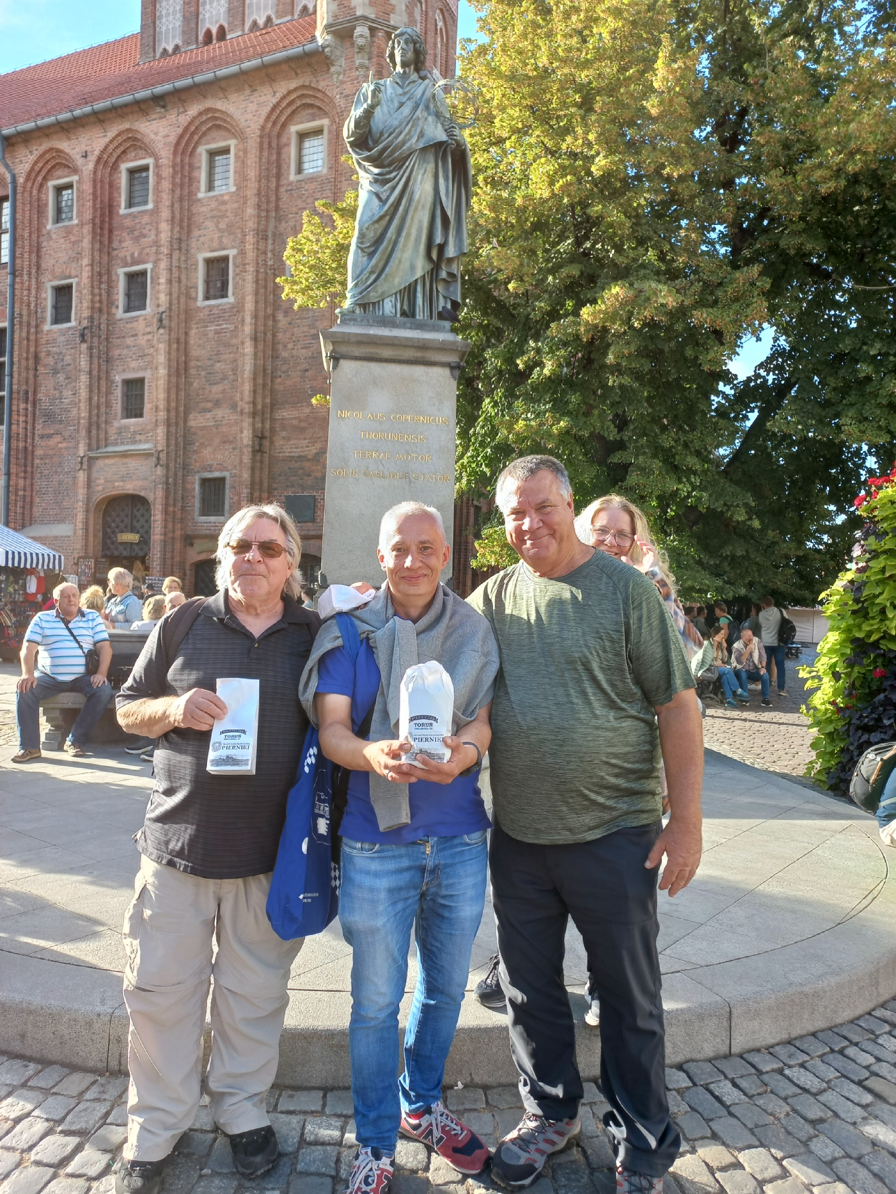 With my Guests & gingerbreads in Torun